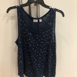 Kenar Star Linen Top size large